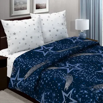 

Bed linen poplin art "Sirius" (with the effect of glow)