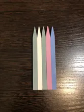 5 uds. De limas de cuarzo para uñas, bloque de tope de lijado profesional en forma de V, removedor de cutículas, herramientas de manicura CH1000