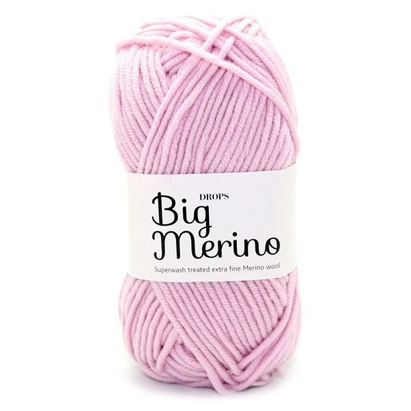 16 Светло-розовый Пряжа DROPS «Big Merino» - Цвет: 16 Светло-розовый