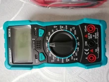 Mileseey-multímetro Digital NCV de rango automático, medidor de voltaje CA/CC, luz Flash, pantalla grande