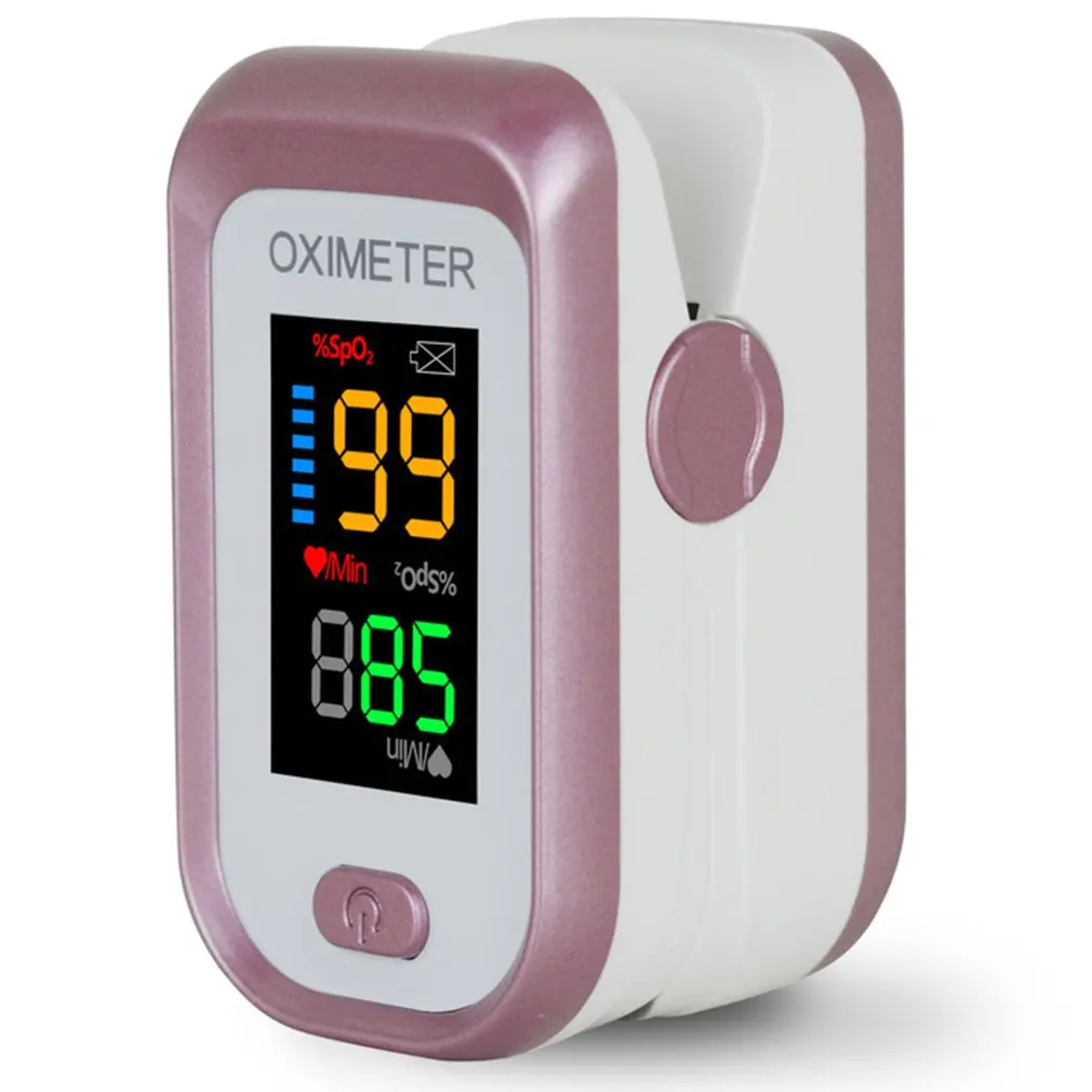 Oxímetro Digital médico para dedo, pantalla LED, Monitor de ritmo cardíaco SPO2 PR, medidor de saturación de oxígeno en sangre