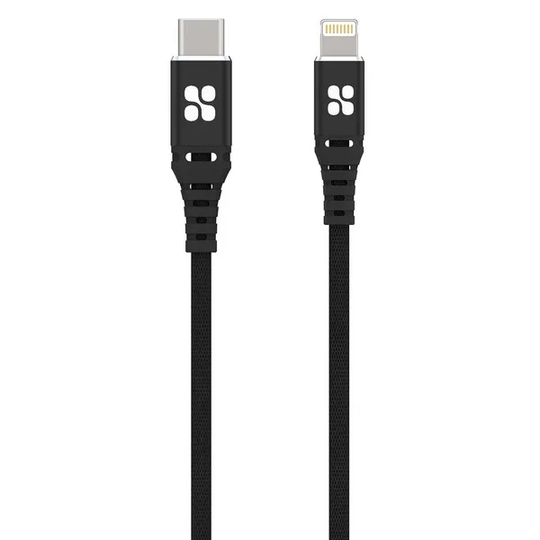 Кабель USB Type-C to Lightning MFI Promate PowerCord (1.2m) black | Мобильные телефоны и аксессуары