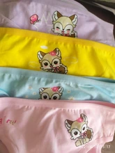 Cotton Panties Underwear Cat Girls Cartoon Children Briefs Soft for Lovely Breathable