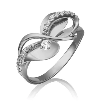 

White Gold cubic zirconia ring
