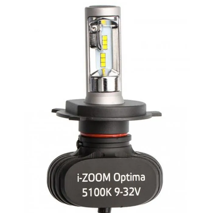 Светодиодная лампа H4 Optima LED i ZOOM комплект арт: H4|Передние LED-фары для авто| |