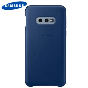 

Original Samsung G970 Galaxy S10e Blue back Leather case (with Blister)