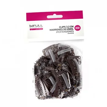 

Bifull - Clips Extensiones 3.2 cm Marrones 50 Unidades