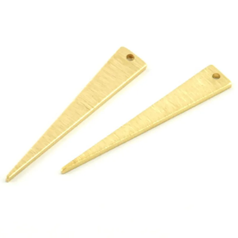24p сырой латуни trigonum Trianglecharm(без никеля и свинца) d1016.d1113. d1093.d1092 - Окраска металла: (37x6x1mm) D1113