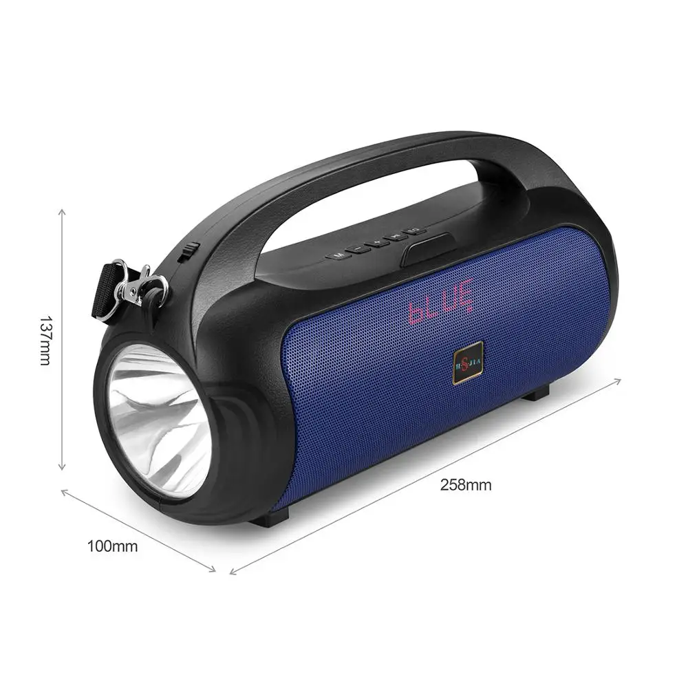 Портативный беспроводной Bluetooth динамик с фонариком уличная Солнечная зарядка