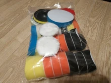 Esponja para pulir autos almohadillas de espuma búfer Kit de la máquina de pulido alfombrillas de cera para elimina arañazos