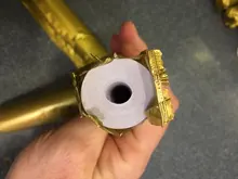 Impresora térmica de recibos de 57x30mm, 10 rollos de papel móvil con bluetooth, caja registradora