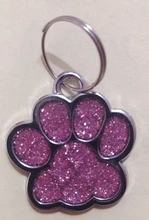 Collar-Accessories Engraved Paw-Name-Tags Puppy Dog-Id-Tag Custom Personalized Pet-Dog