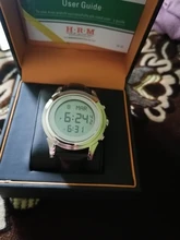 Reloj de pareja musulmana para todas las rezos, con Qibla Direction automática, Hijri, calendario, retroiluminación de tiempo, solo para hombre o mujer, 1 pieza