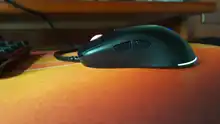 FANTECH-ratón para videojuegos UX3 PIXART 3389, 16000DPI, 69G, ligero, RGB, con cable, ergonómico, para LOL FPS Gmaer