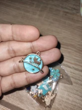 Abalorios de esmalte de plantas y flores, mezcla de animales, accesorios para fabricación de joyas, 10/31 Uds.