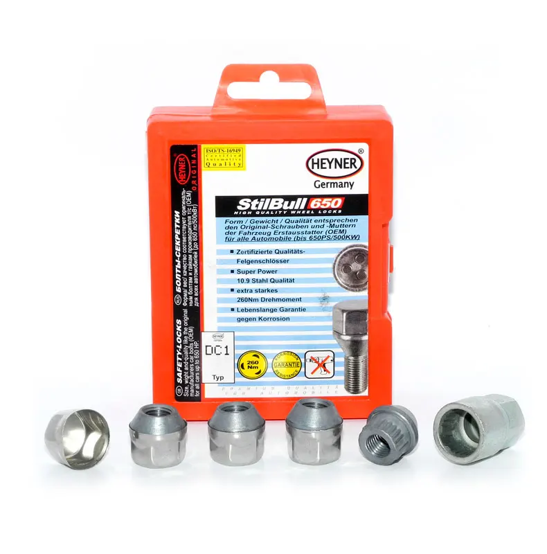 Bolts-secrets DC1 (m12x1 5 L = 21mm key 21) Heyner article: 856550 wheel locking bolts | Автомобили и мотоциклы