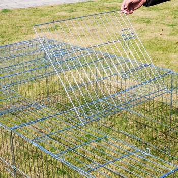 Custodia per gabbia per conigli Criceto Scoiattolo Pollaio Argento Casa per animali domestici Piccoli animali Gabbia da esterno con protezione solare