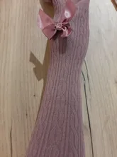 Medias con lazo para niñas, pantalones de algodón, de 1 a 10 años, 8 colores, para Otoño e Invierno