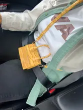 Mini bolso cuadrado pequeño para mujer, a la moda, nuevo Bolso de piel sintética de calidad, cadena con patrón de cocodrilo, bolsas de mensajero de hombro 2020