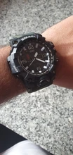 Smael Relojes Deportivos de Marca para Hombre con Doble Pantalla Analógica Digital Led Relojes de Pulsera de Cuarzo Electrónicos Reloj Militar de Natación Impermeable