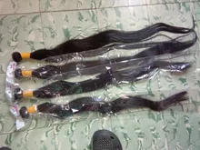 Missanna-mechones de tejido suave brasileño, extensiones de cabello humano Remy Natural grueso, 30, 32, 34, 36, 38 y 40 pulgadas, 1/3/4 Uds.