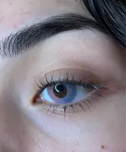 MOONZI GALAXY azul de-lentes de contacto de color anualmente suave súper Natural buscando 2 unids/par miopía receta grados