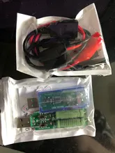 Probador USB U96, voltímetro Digital de CC, amperímetro, cargador tipo batería externa, indicador, medidor de corriente de voltaje, detector + carga + cocodrilo