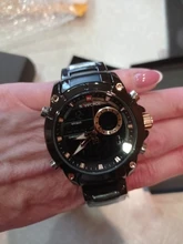 NAVIFORCE-reloj de pulsera militar para hombre de acero, cronógrafo de acero, cronógrafo para hombre, resistente al agua, pantalla dual