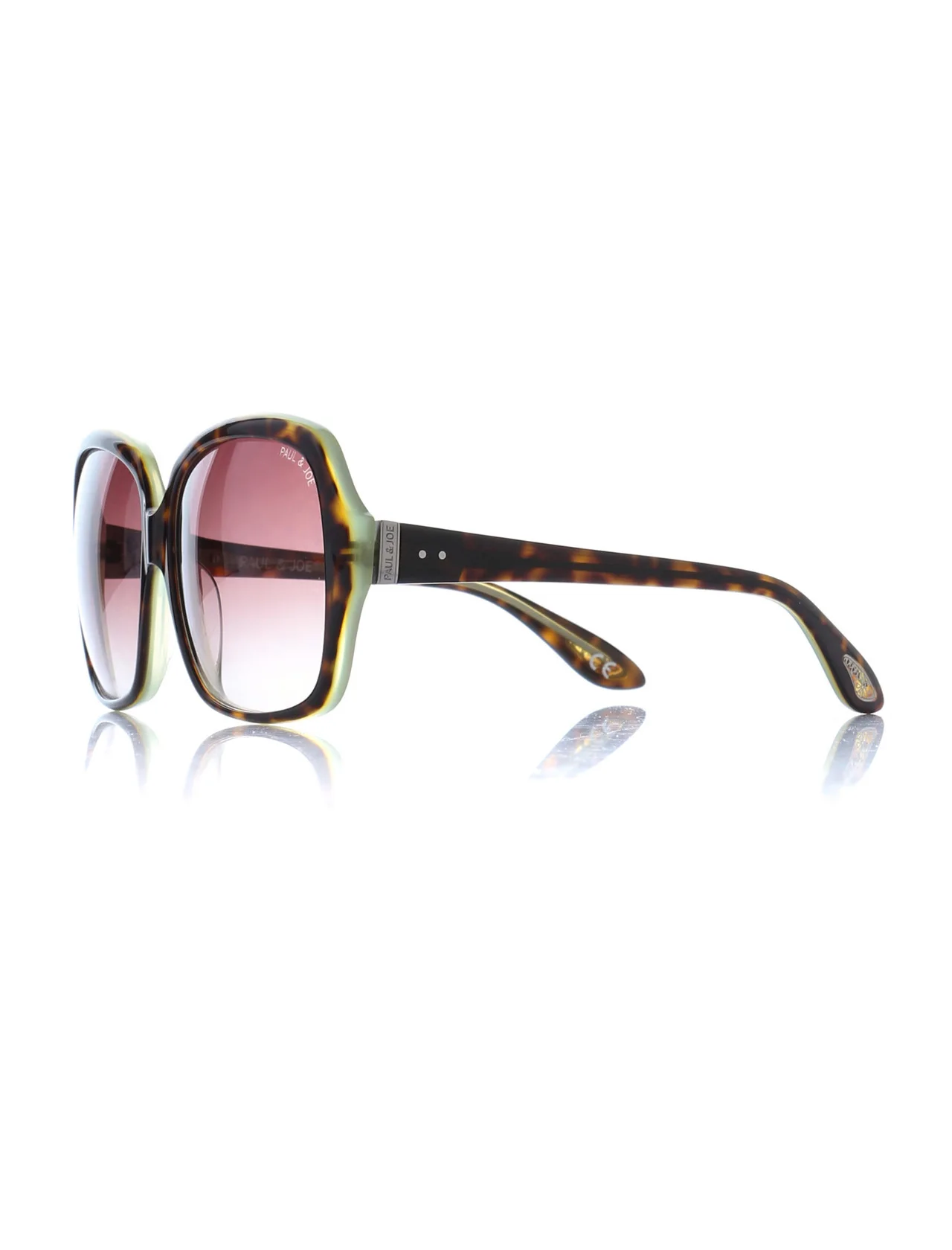 

Women's sunglasses pj volage 14 ecve bone Brown organic square square 59-15-135 paul / joe