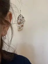 Pendientes de tuerca geométricos de estilo coreano para mujer, aretes de circonita cúbica Micro pavimentada de Color oro blanco