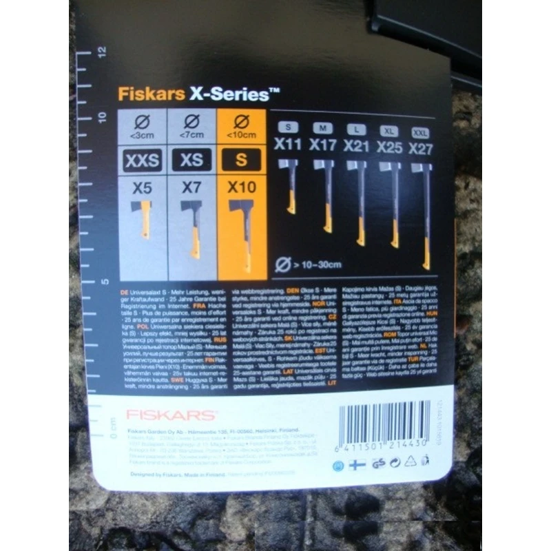 Универсальный топор Fiskars X10 S(1015619