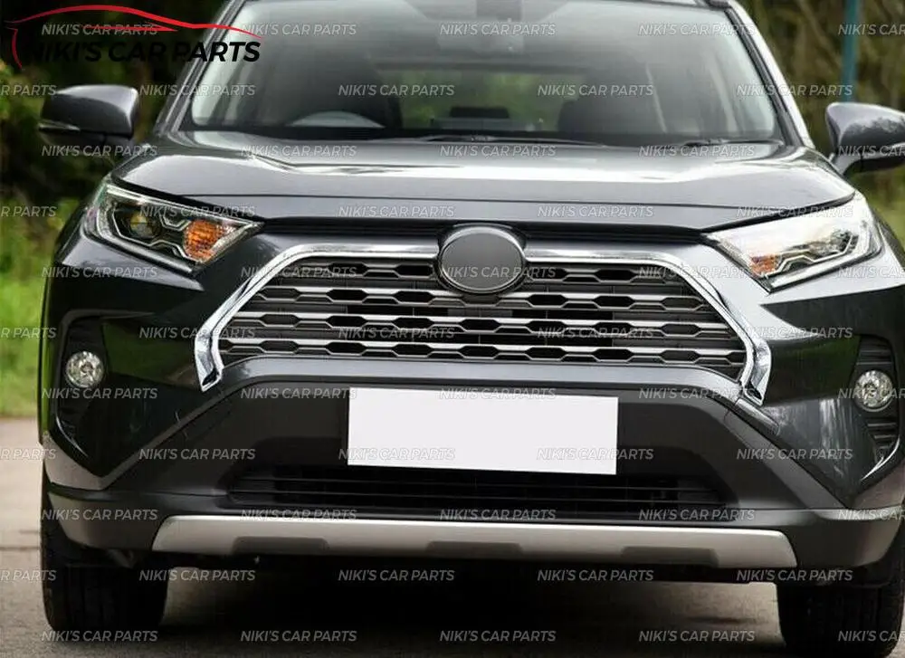 Крышка радиатора Гриль для Toyota RAV 4-ABS пластик 1 комплект/2 шт литье украшения автомобиля Стайлинг внешний вид