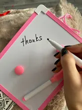 Pizarra blanca magnética de 20,5x15,6 cm para niños, tablero de limpieza en seco, marco de 5 colores, Mini pizarra blanca de dibujo, tablero colgante pequeño con bolígrafo