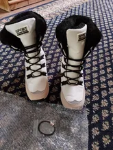 Moipheng-Botas de nieve de media caña para mujer, botines impermeables cómodos con cordones, calidad de abrigo, para invierno