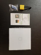 Glass-Switch-Panel Controler Touch-Switch Fire-Line Minitiger Smart Home 3-Gang Single