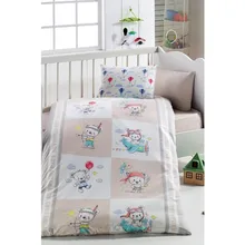 Комплект детской кровати из хлопка | герой медведь