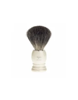 

Shaving Brush HJM Black Badger Ivory Handle