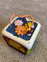 Cubo de actividades para bebés, juguetes 7 en 1 para niños pequeños, juguete educativo, clasificador de formas, Musical, cuentas, laberinto, Discovery, juguetes para aprendizaje