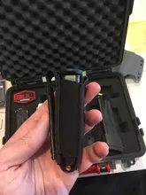 Caza táctico MOLLE bolsa de una sola revista abierto elástico revista titular de la bolsa de herramientas para la mayoría de las armas