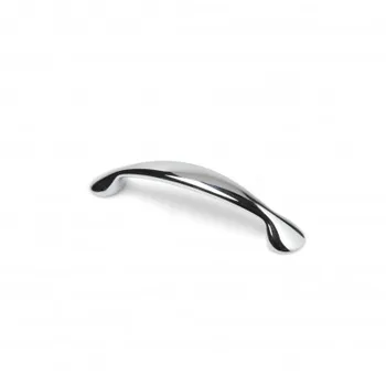 

Box with 10 handles contemporary style made of Zamak with polished chrome finish and 96 mm distance between Pu