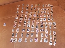 Bungo Stray-pegatinas de perros de PVC para niños, pegatinas de grafitis, maletas, equipaje, guitarra, coche, impermeable, 10/100 Uds.