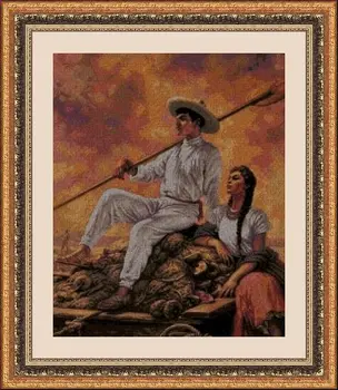 

CROSS STITCH KIT PANDATHREAD GREAT PAINTERS 32429