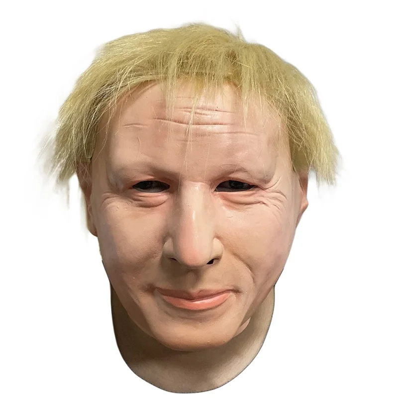 Latex Full Head Boris Johnson Blonde 