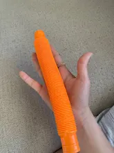 Juguetes de tubos de plástico para aliviar la tensión de descompresión, juguetes sensoriales coloridos para niños, regalos para el desarrollo temprano