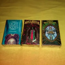 Juego de cartas de Tarot de Santa Muerte, versión en inglés, juego de mesa de fiesta familiar, Tarot