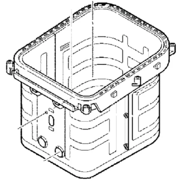 Panasonic ADE96B165-H0 (ADE96B165) Корпус обогревателя для хлебопечи SD-2500 2501 2511 SD-ZB2502 |