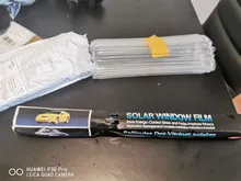 Película opaca para ventana de coche, película protectora UV para ventana, adhesivos de lámina, 50cm x 6m, 1/5/15/25/35/50% VLT