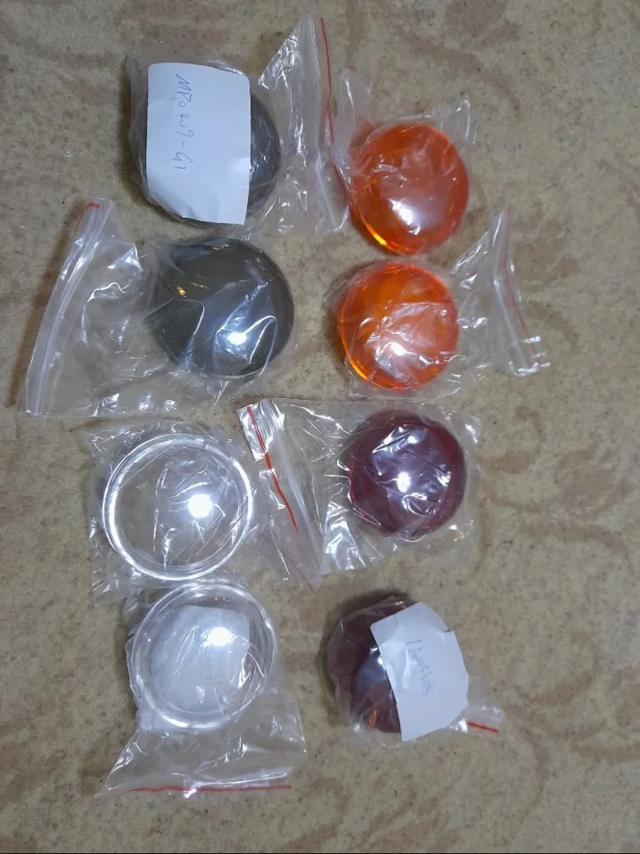 Motorcycle Turn Indicator Signal Light Lens Cover For Harley Sportster 883 1200 Touring Road King Dyna Softail Heritage Fatboy photo review