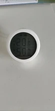 Humidity-Sensor Tuya Smart-Temperature Display And with Led-Screen Battery-Supply 