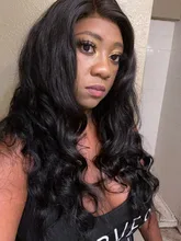 Peluca con malla Frontal para mujeres negras, cabello humano ondulado de 30 pulgadas, prearrancado con pelo de bebé, brasileño, Remy, 13x4, Hd, encaje Frontal